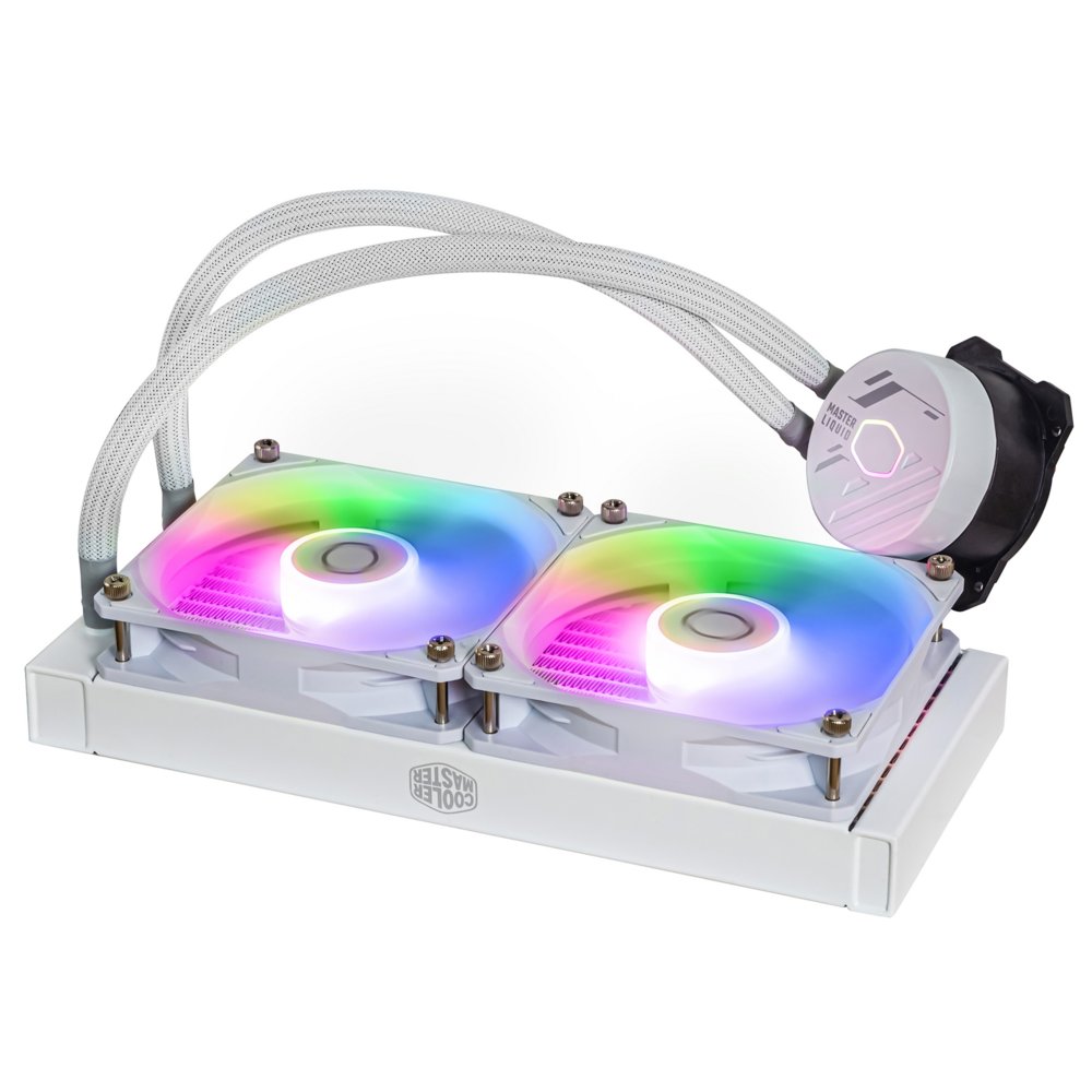 Cooler Master MasterLiquid 240L ARGB | White Edition | All-in-One CPU Waterkoeler - Matmuis