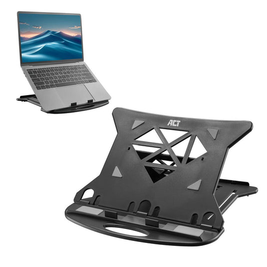ACT AC8150 | Laptopstandaard | Inklapbaar en Verstelbaar in 7 Hoogtestanden - Matmuis - Matmuis