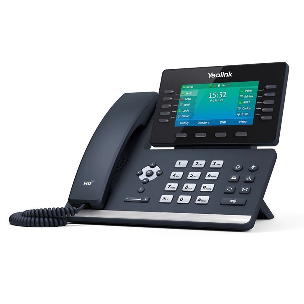 Yealink SIP-T54W | IP-Telefoon | Zwart | 10 Lijnen | 4,3