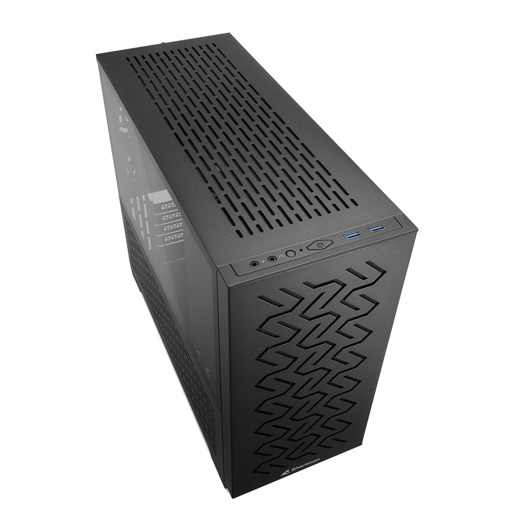 Sharkoon MS-Z1000 | Micro Tower Case | Zwart - Matmuis