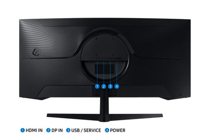 Samsung Odyssey C34G55TWWP 34" | 3440 x 1440 VA | 165Hz | Curved Gaming Monitor - Matmuis - Matmuis