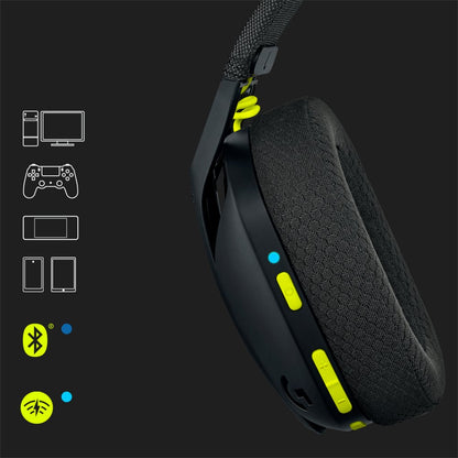 Logitech G435 Wireless Gaming Headset | Bluetooth & Lightspeed | Hoofdband | Zwart - Matmuis - Matmuis