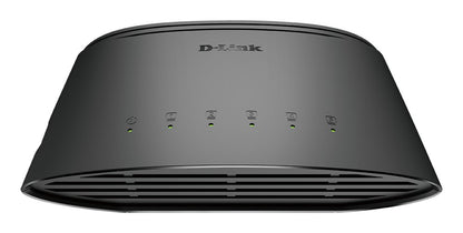 D-Link DGS-1005D/E | Netwerk-switch | Unmanaged | L2 | 5-poorts Gigabit Ethernet (10/100/1000) | Zwart - Matmuis - Matmuis
