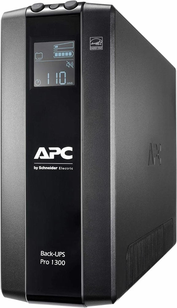 APC Back-UPS Pro BR1300MI | UPS Noodstroomvoeding | 1300VA / 780W | 8x IEC C13 | AVR | LCD Display - Matmuis - Matmuis