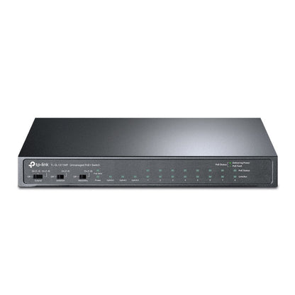 TP-Link TL-SL1311MP | 8-poorts 10/100 Mbps + 3-poorts Gigabit Desktop Switch | 8x PoE+ (124W) | Extend & Isolation Mode | Fanless - Matmuis