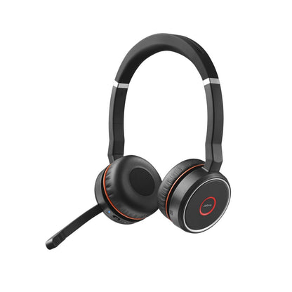 Jabra Evolve 75 | Draadloze On-Ear Stereo Headset | Bluetooth | Zwart - Matmuis - Matmuis