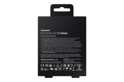 Samsung T7 Shield 4TB Portable SSD | 1.050MB/s | Zwart - Matmuis - Matmuis