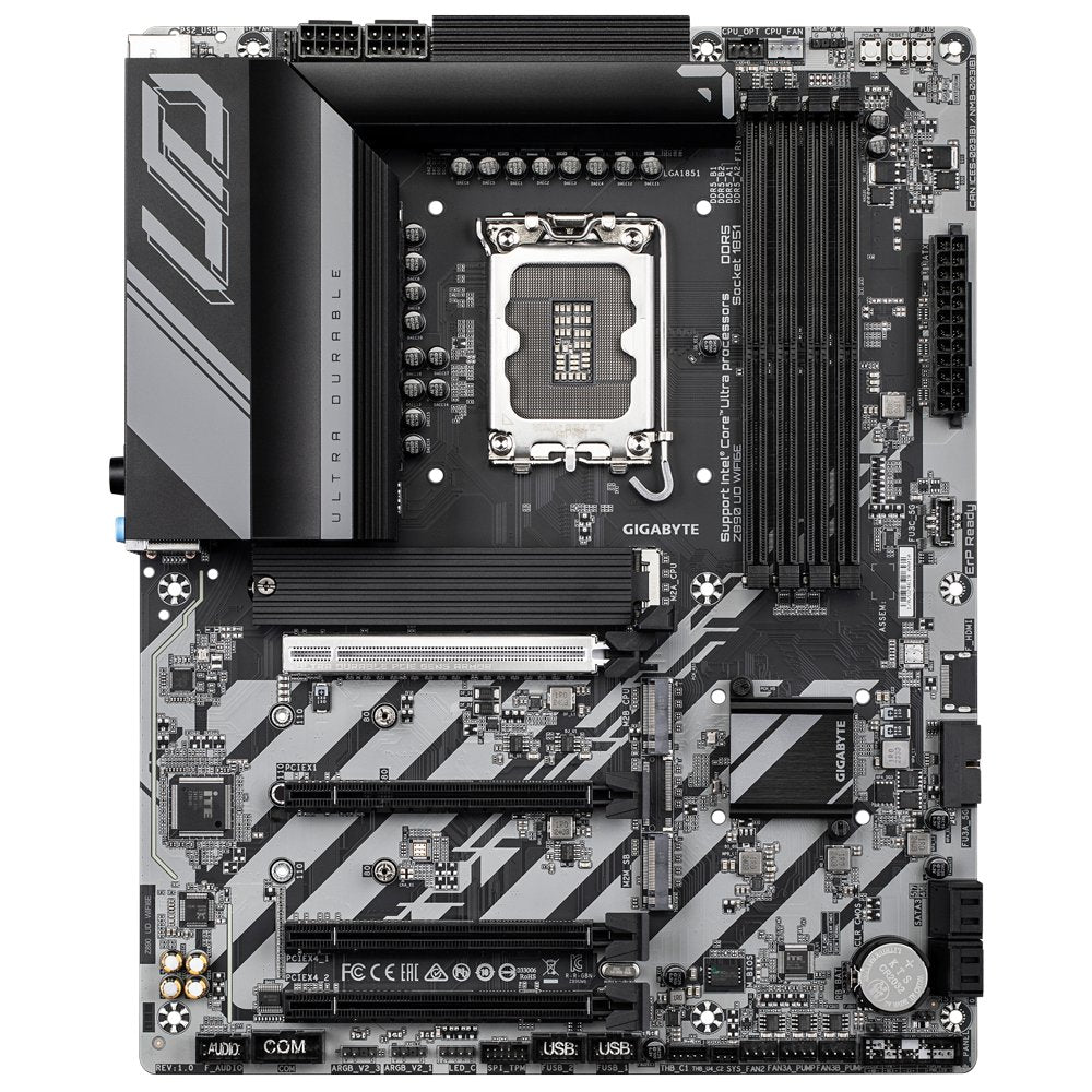 Gigabyte Z890 UD WIFI6E | Socket LGA 1851 (V1) | Intel Z890 | 4xDDR5 | ATX | Moederbord - Matmuis