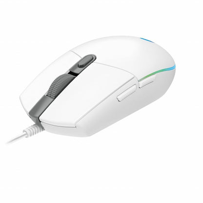 Logitech G102 LightSync | Gaming Muis | Rechtshandig | USB-A | 8000 DPI | Wit - Matmuis - Matmuis