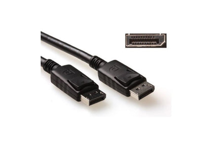 ACT AK3980 | DisplayPort Kabel | 2,0m | Zwart | Power Pin 20 Niet Aangesloten - Matmuis - Matmuis