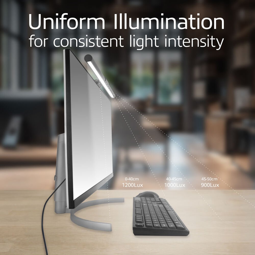 ACT AC8055 | Monitor LED-lamp | Dimbaar | Voeding via USB | OPEN BOX - Matmuis