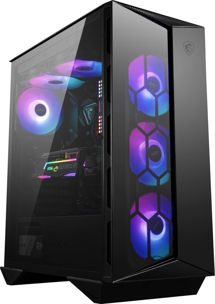 MSI MPG Gungnir 110R RGB | Midi Tower Case | Zwart - Matmuis