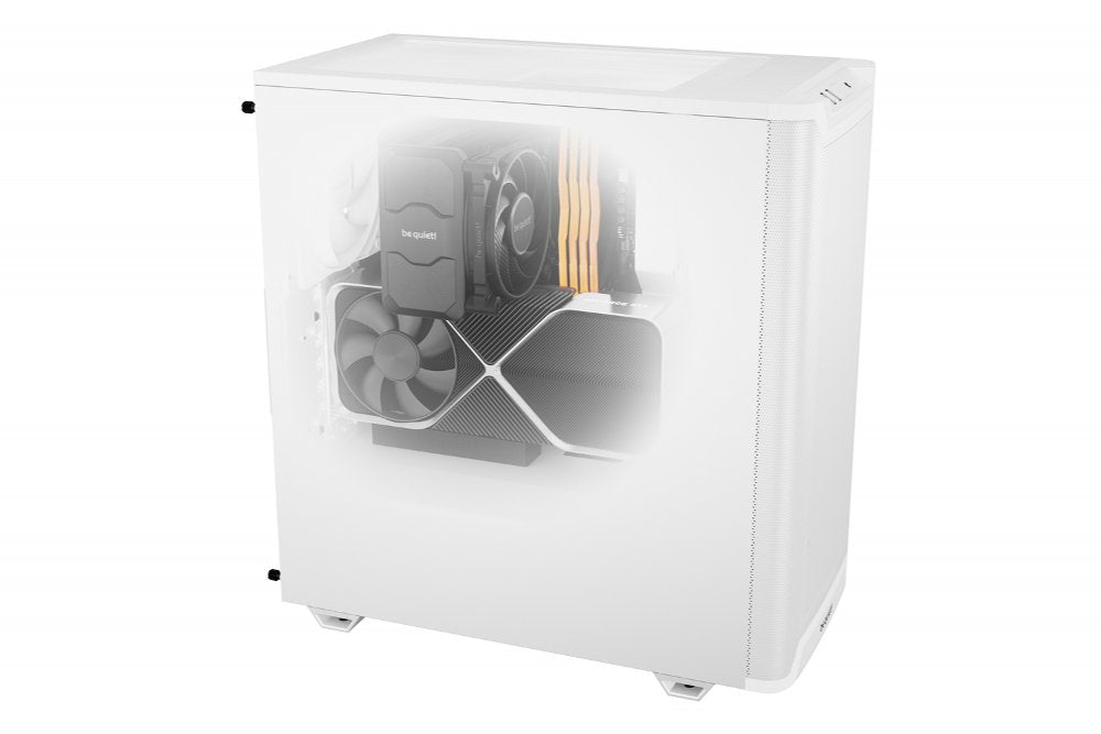 be quiet! PURE BASE 501 Airflow Mesh | Midi Tower Case | Wit - Matmuis