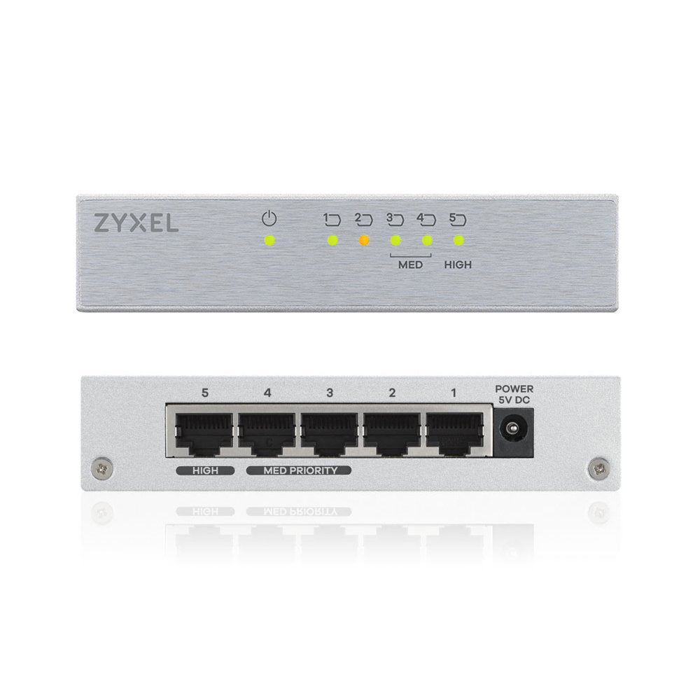 Zyxel GS-105B v3 | Netwerk-switch | Unmanaged | L2+ | Gigabit Ethernet (10/100/1000) - Matmuis