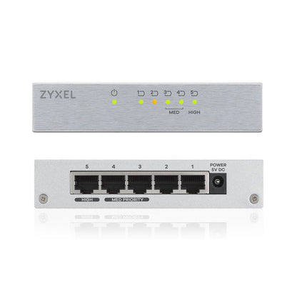 Zyxel GS-105B v3 | Netwerk-switch | Unmanaged | L2+ | Gigabit Ethernet (10/100/1000) - Matmuis