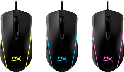 HyperX Pulsefire Surge | Bekabelde Gaming Muis | Rechtshandig | USB-A | 16000 DPI | Zwart - Matmuis - Matmuis