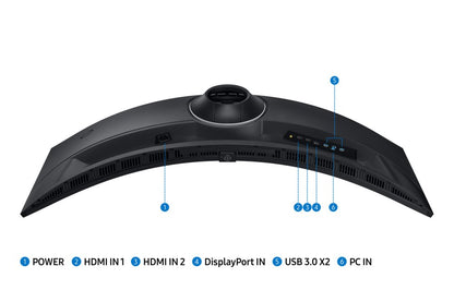 Samsung Odyssey G9 49" | 5120x1440 VA | 240Hz | Curved Ultrawide Dual QHD Gaming Monitor | HDMI - Matmuis - Matmuis