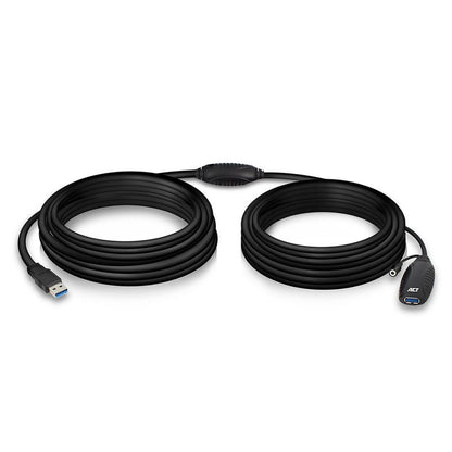 ACT AC6110 | USB 2.0 Booster | 10m | Zwart - Matmuis - Matmuis