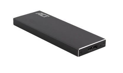 ACT AC1600 | USB 3.2 Gen1 M.2 SATA SSD Behuizing | Aluminium | 5 Gbps - Matmuis - Matmuis
