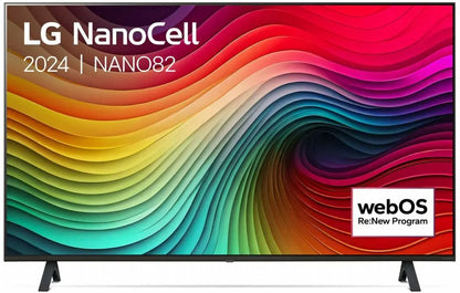 LG NanoCell 43NANO82T6B | 43" 4K Ultra HD NanoCell Smart TV | WebOS 24 | HDR10 | 60Hz - Matmuis - Matmuis