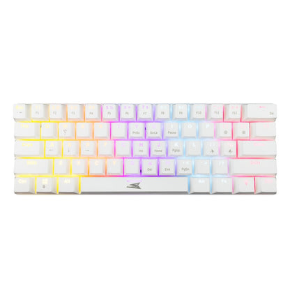 Baracuda DOLPHIN RGB 60% | Bedraad Gaming Toetsenbord | Red Switches | Anti-Ghosting | QWERTY | Wit - Matmuis - Matmuis