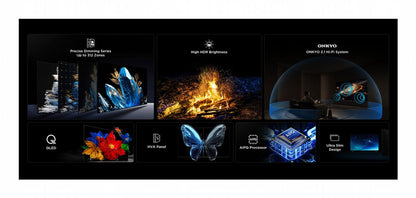 TCL 55C69KS 55" | 4K QD-Mini LED Smart TV | Google TV | Dolby Vision | Metallic