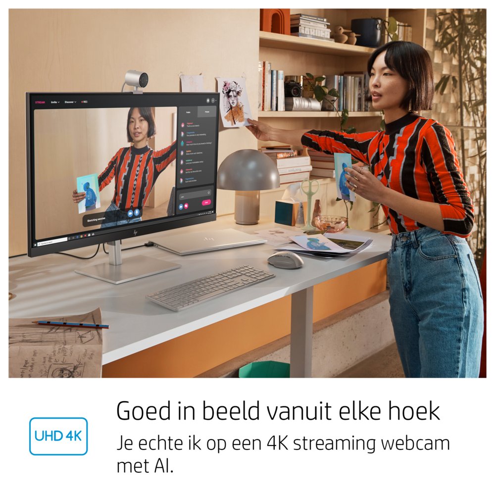 HP 950 UHD | 4K 30FPS USB Webcam met Microfoon - Matmuis - Matmuis
