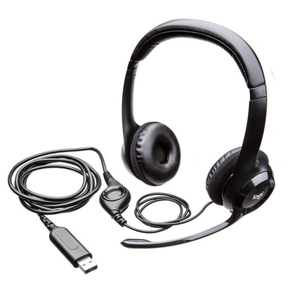 Logitech H390 | Bedrade On-ear Headset USB-A | Zwart - Matmuis - Matmuis