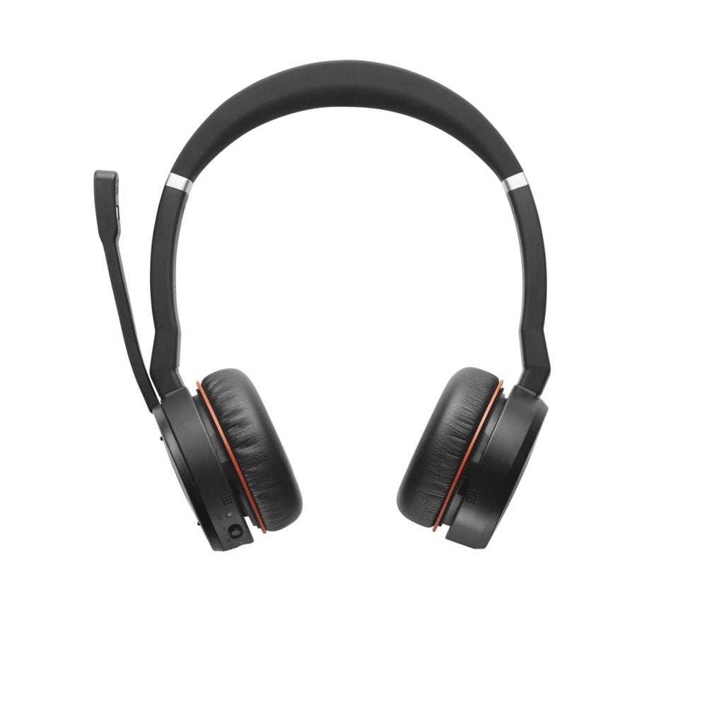 Jabra Evolve 75 | Draadloze On-Ear Stereo Headset | Bluetooth | Zwart - Matmuis - Matmuis