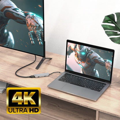 ACT AC7013 | Docking Station & Poortreplicator | USB-C 3.2 Gen 1 | Zwart/Grijs - Matmuis - Matmuis