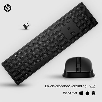 HP 650 | Draadloze Muis en Toetsenbordcombo | QWERTY - Matmuis - Matmuis
