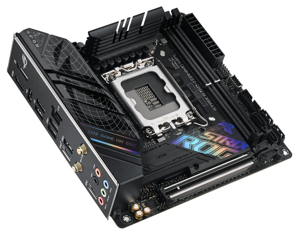 ASUS ROG STRIX B760-I GAMING WIFI | Socket LGA 1700 | Intel B760 | 2xDDR5 | Mini-ITX | Moederbord - Matmuis - Matmuis