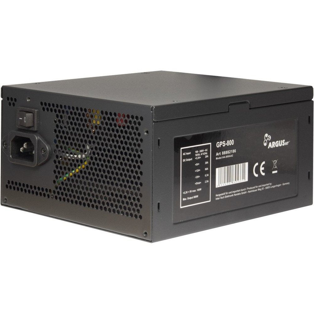 Inter-Tech Argus GPS-800 | 800 Watt Gold ATX PSU | Power Supply | Voeding - Matmuis - Matmuis