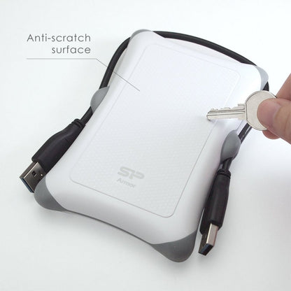 Silicon Power Rugged Armor Externe Harde Schijf | 1TB | USB 3.2 | Wit