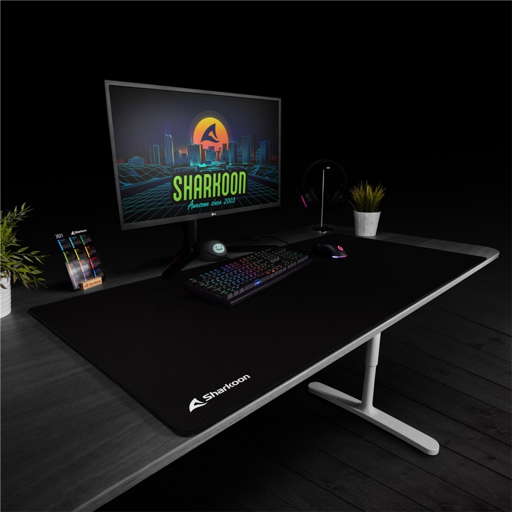 Sharkoon 1337 V2 | Big Game Muismat | Zwart - Matmuis