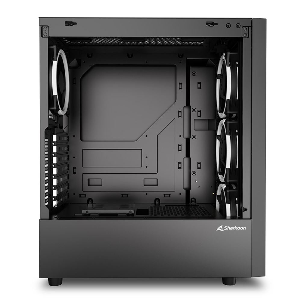 Sharkoon RGB Wave | Tower Case | Zwart - Matmuis