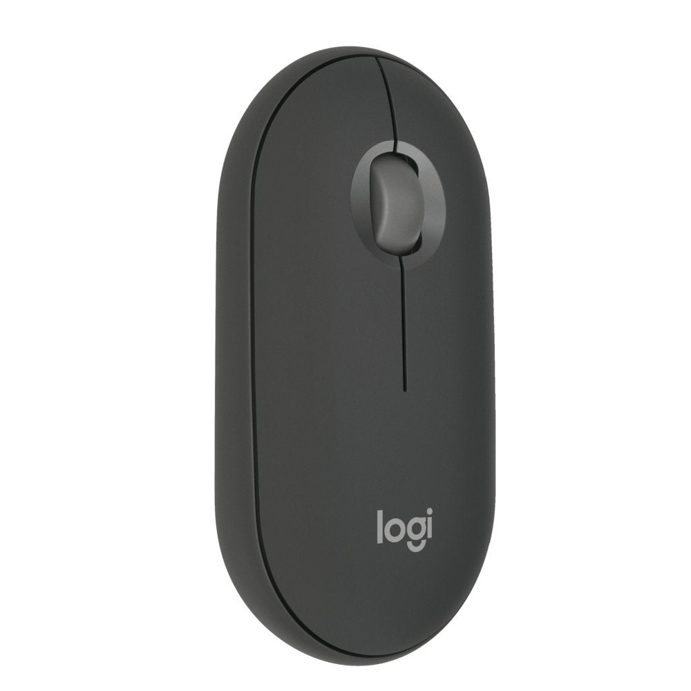 Logitech Pebble 2 M350s | Draadloze Muis | Links- en Rechtshandig | RF + Bluetooth | 4000 DPI | Grafiet - Matmuis - Matmuis