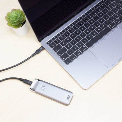 ACT AC7402 | USB 3.2 Gen 1 Kabel | USB-C naar USB-C | 2m | Zwart - Matmuis - Matmuis