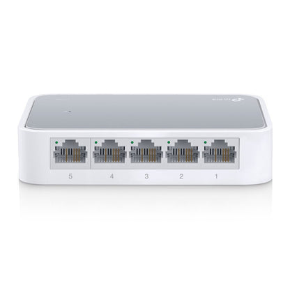 TP-Link TL-SF1005D | Unmanaged Switch | 5-poorts Fast Ethernet (10/100 Mbps) | Wit