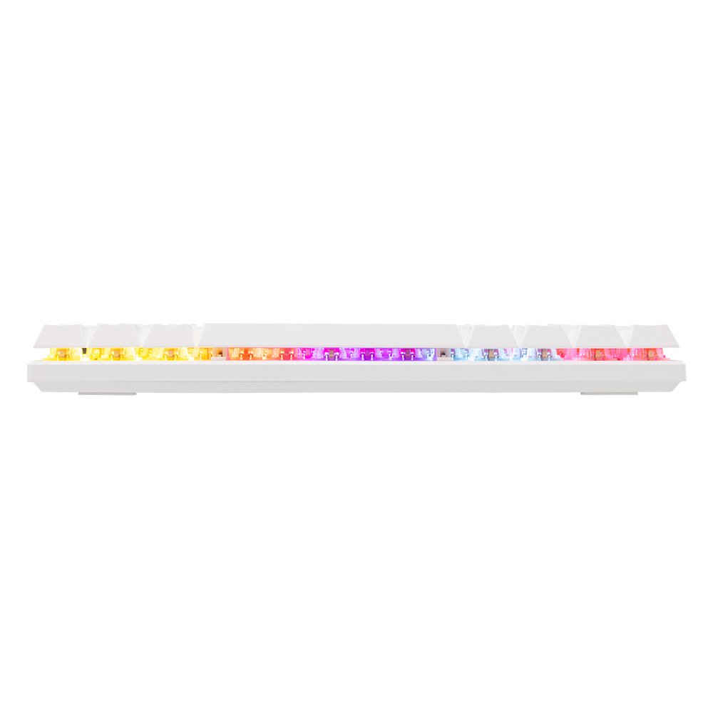 Baracuda DOLPHIN RGB 60% | Bedraad Gaming Toetsenbord | Red Switches | Anti-Ghosting | QWERTY | Wit - Matmuis - Matmuis