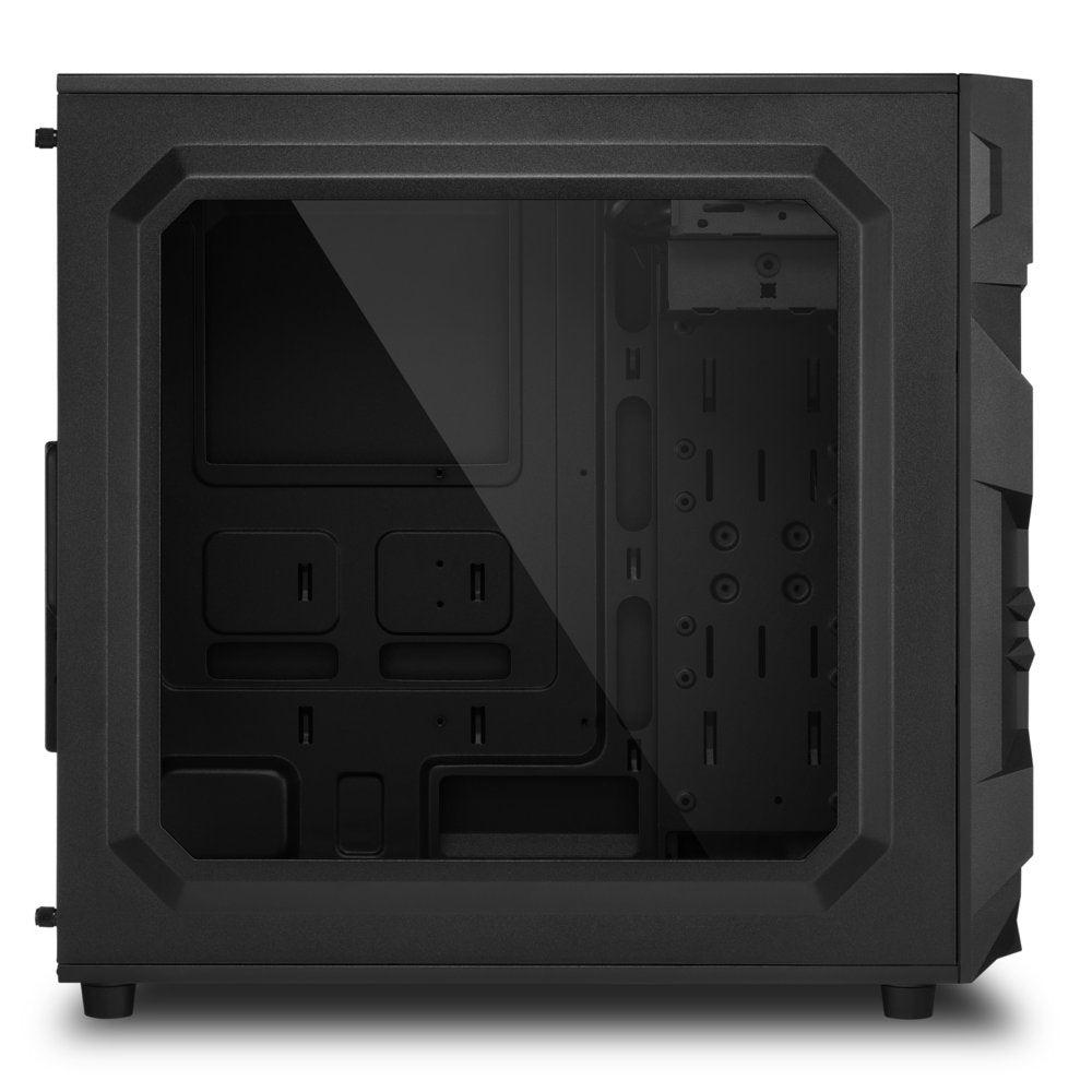 Sharkoon VG7-W RGB | Midi Tower Behuizing | Zwart | Met RGB-verlichting en Acryl Zijpaneel - Matmuis