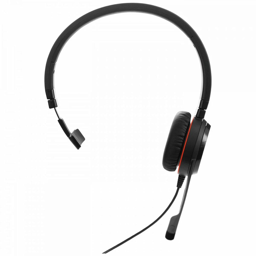 Jabra Evolve 20 UC | Mono Bedrade On-Ear Headset | Zwart - Matmuis - Matmuis