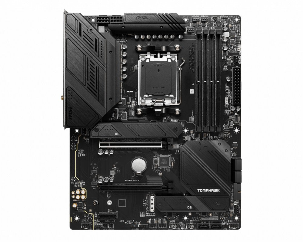 MSI MAG B650 Tomahawk WIFI | Socket LGA 1700 | AMD B650 | 4xDDR5 | ATX | Moederbord - Matmuis - Matmuis