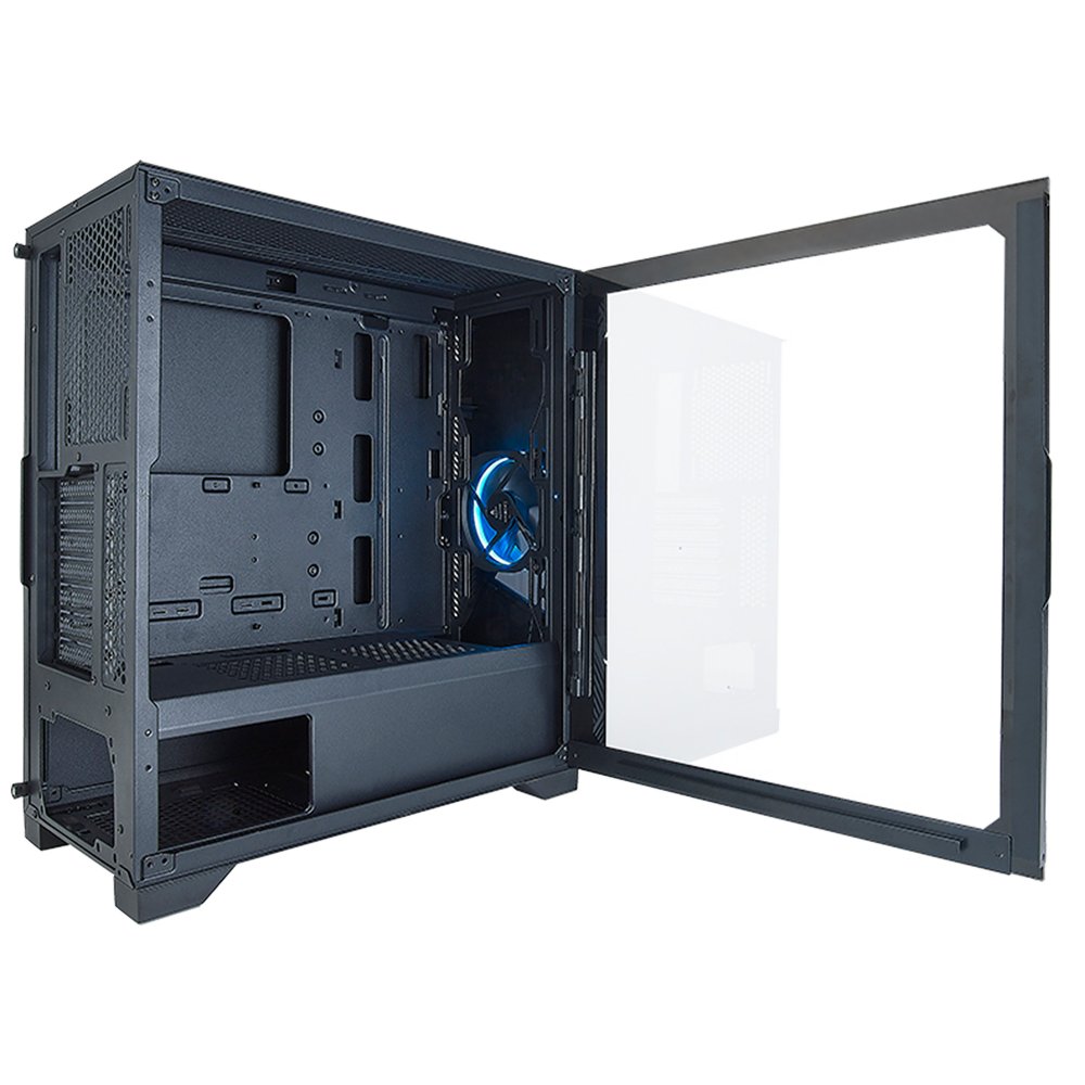 Azza Eclipse 440 ARGB | Midi Tower Case | Zwart - Matmuis