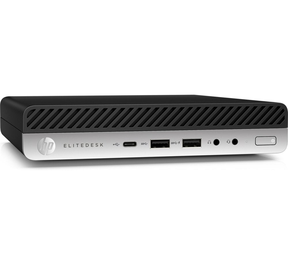 HP EliteDesk 800 G4 Mini | Intel Core i5-8500 | 256GB | 8GB | 2x DisplayPort | W11 Professional | Refurbished Silver