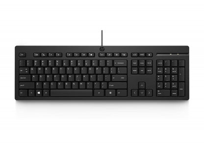 HP 125 | Bedraad Toetsenbord | USB | QWERTY US International | Zwart - Matmuis - Matmuis