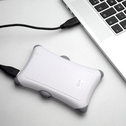 Silicon Power Rugged Armor Externe Harde Schijf | 1TB | USB 3.2 | Wit