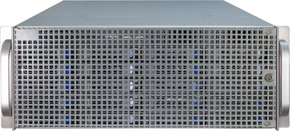 Inter-Tech IPC 4U-4420 | Server Rack Case | Zwart/Roestvrijstaal - Matmuis