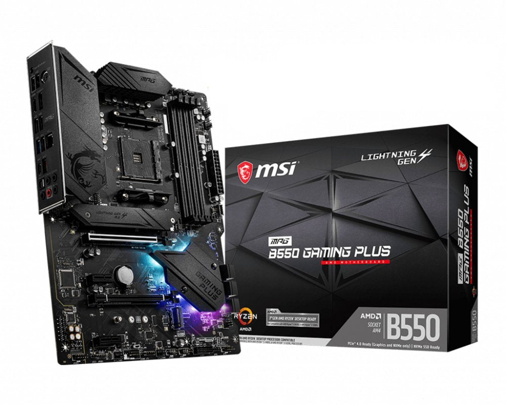 MSI MPG B550 Gaming Plus | Socket AM4 | Intel B550 | 4xDDR4 | ATX | Moederbord - Matmuis - Matmuis