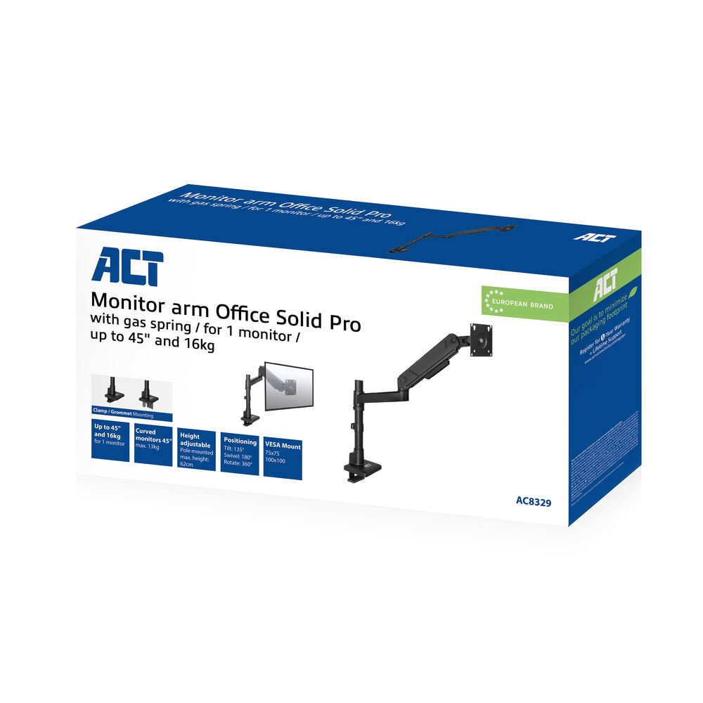 ACT AC8329 | Monitorarm tot 45
